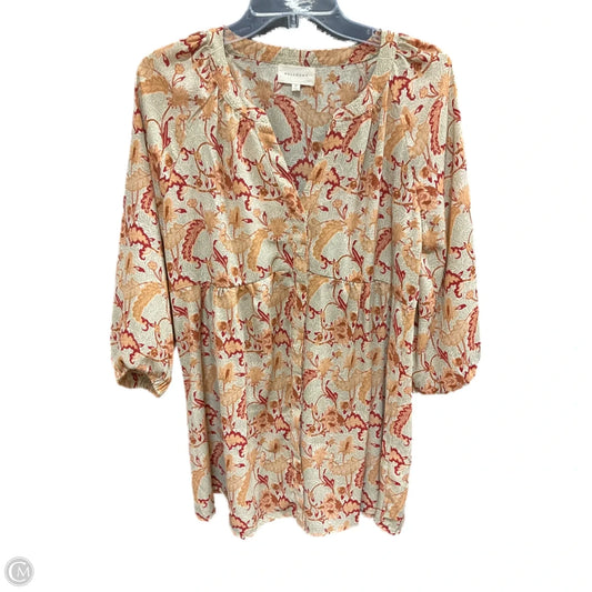 Top Long Sleeve By Melloday In Multi-colored, Size: M