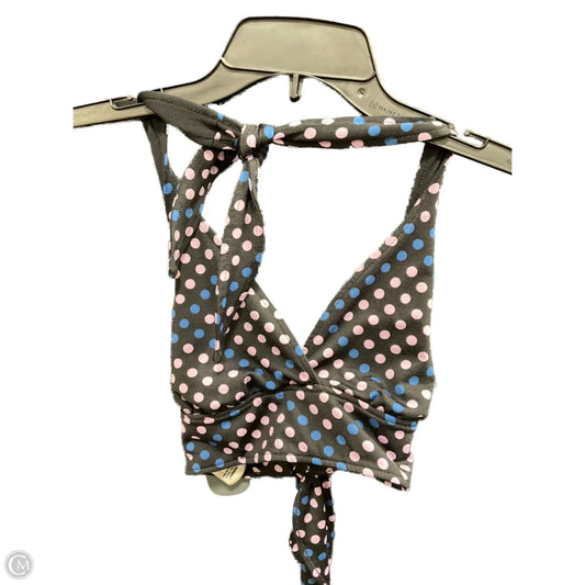 Swimsuit Top By Clothes Mentor In Polkadot Pattern, Size: M