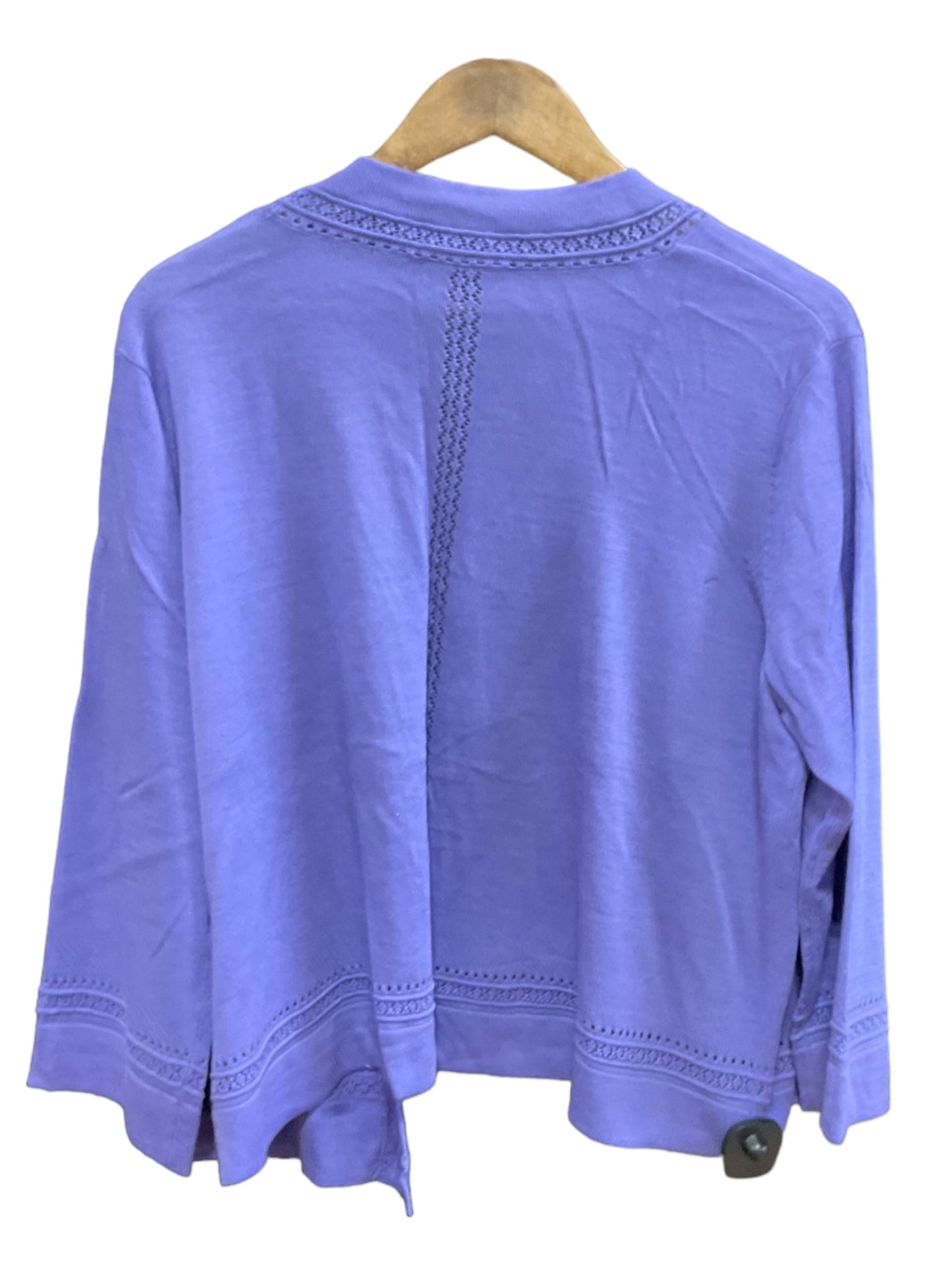 Sweater Cardigan By Nina Leonard  Size: 3x