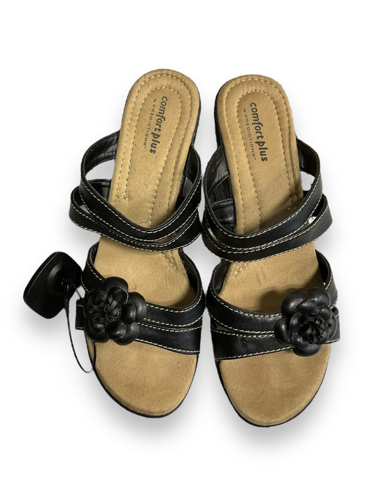 Sandals Heels Wedge By Comfort Plus  Size: 8