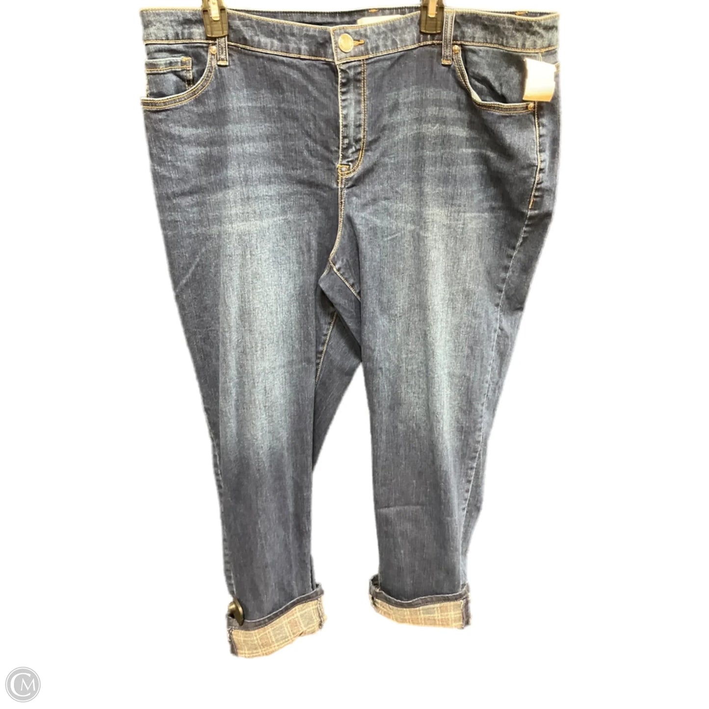Jeans Boyfriend By Lane Bryant In Blue Denim, Size: 18