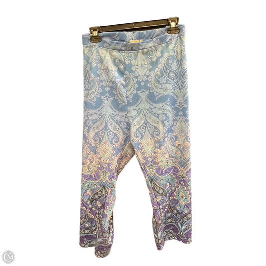 Pants Leggings By One World In Blue & Purple, Size: 2x
