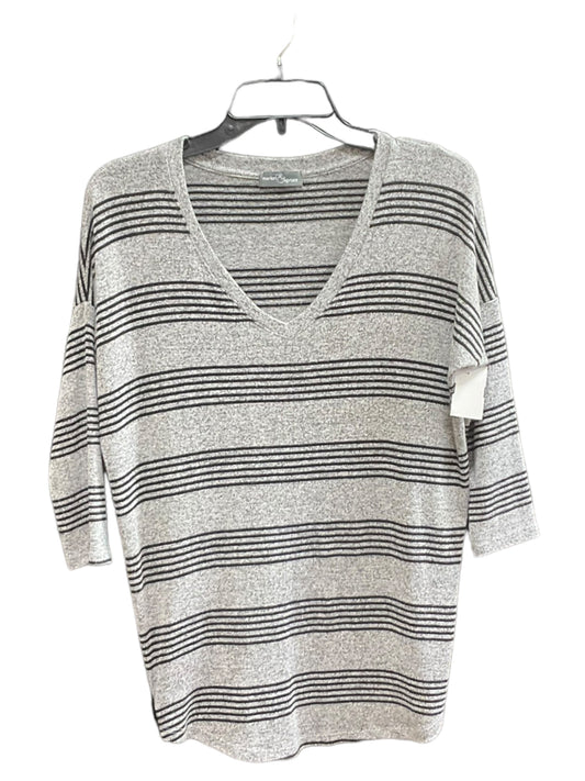 Black & Grey Top 3/4 Sleeve Market & Spruce, Size S