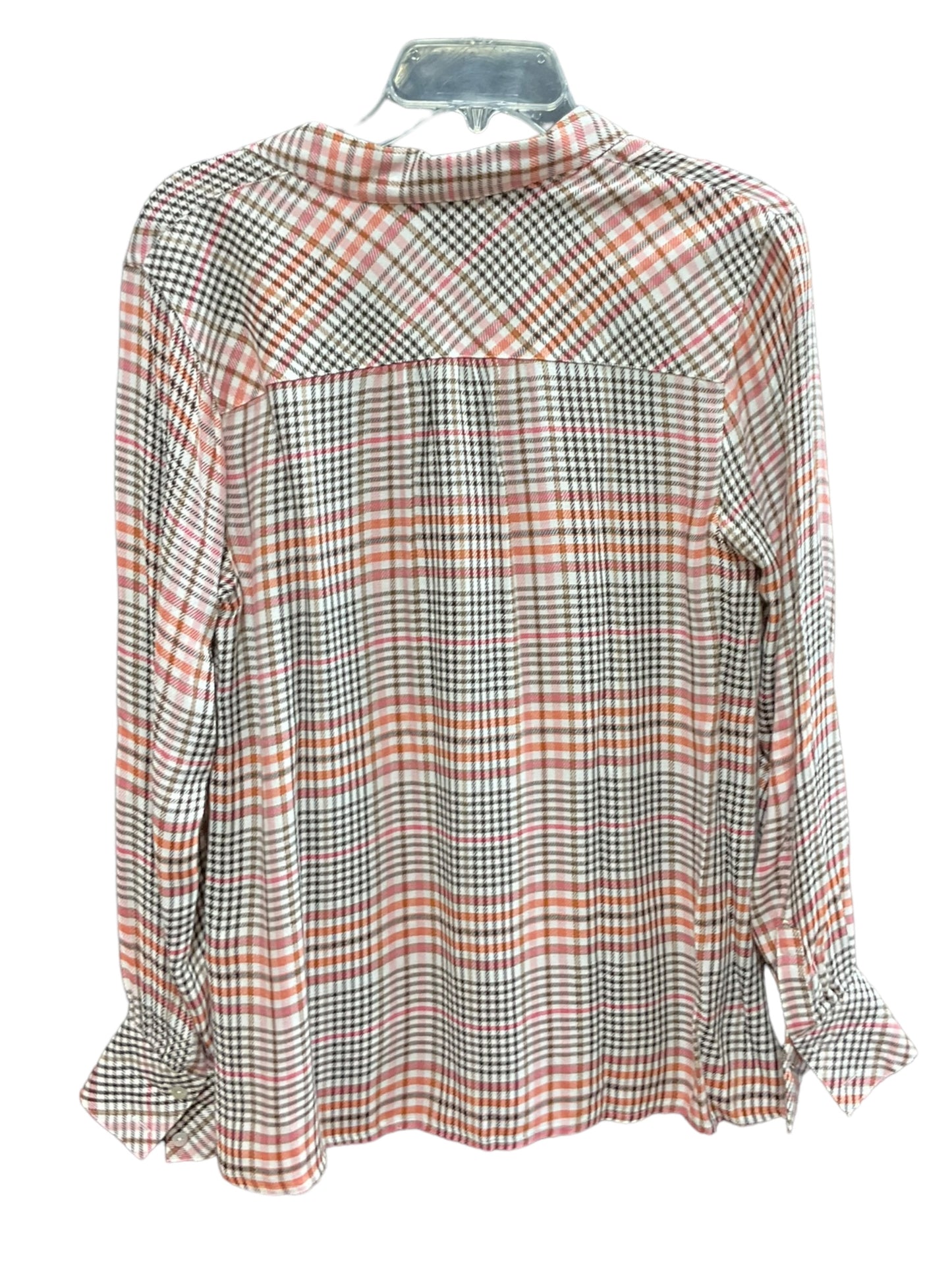 Plaid Pattern Blouse Long Sleeve J. Jill, Size S