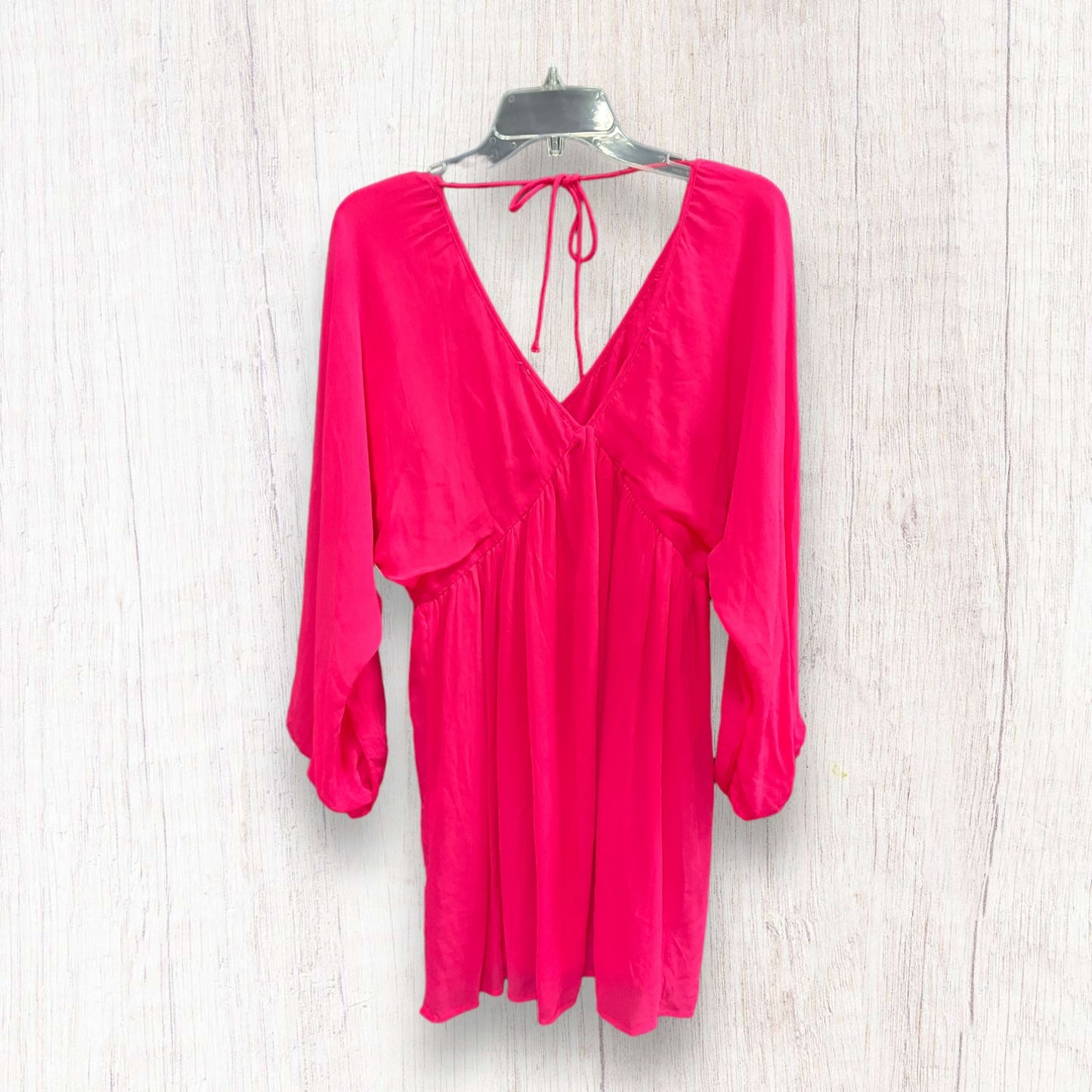 Pink Dress Casual Midi Let Me Be, Size Xs