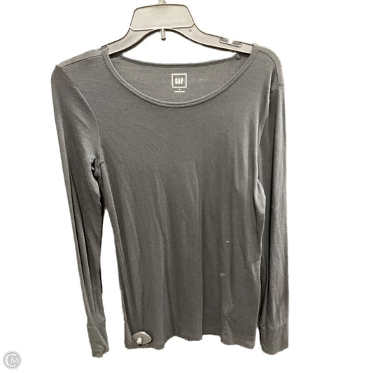 Top Long Sleeve Basic By Gap In Black, Size: S