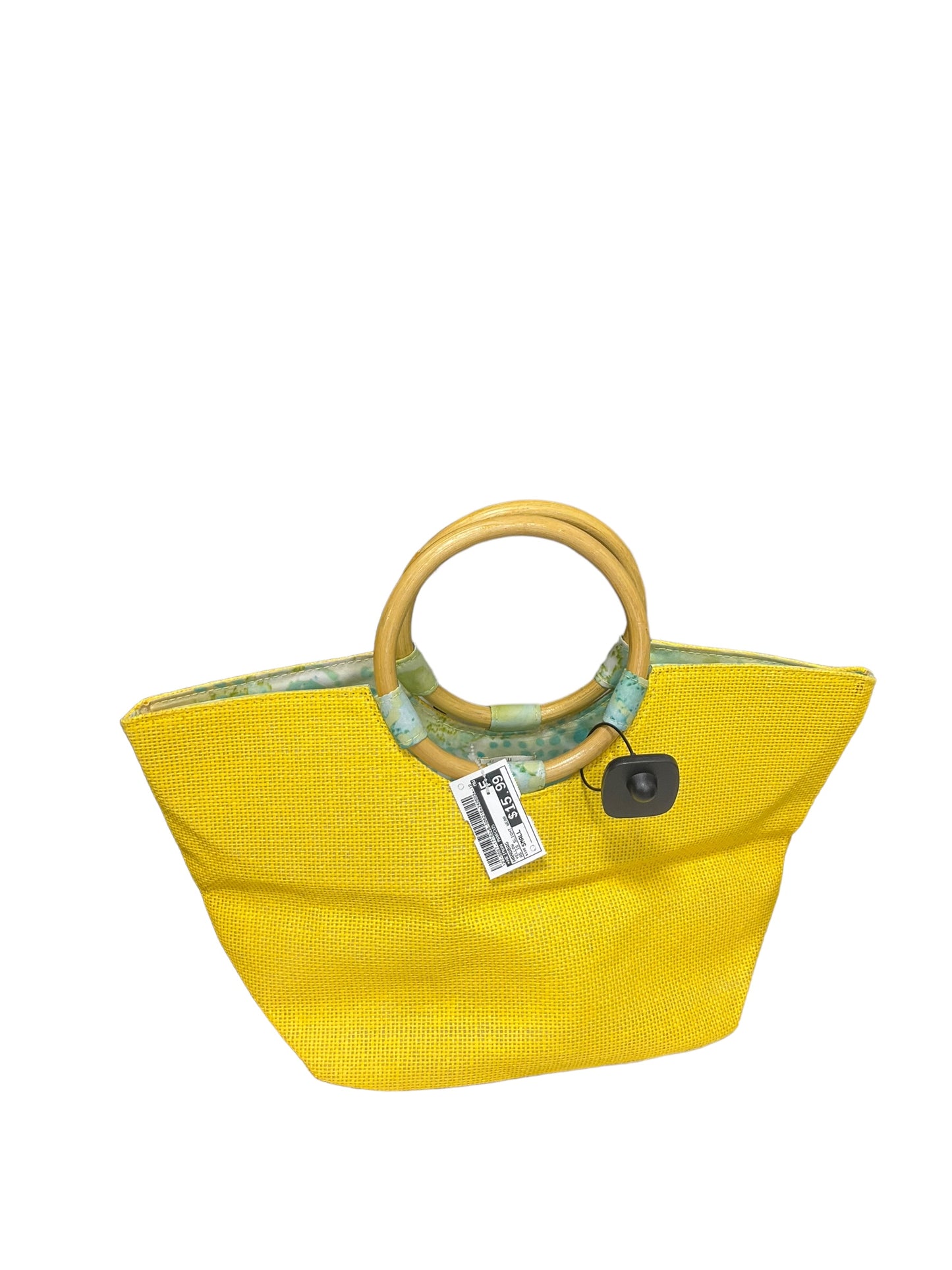 Yellow Handbag Neiman Marcus, Size Small