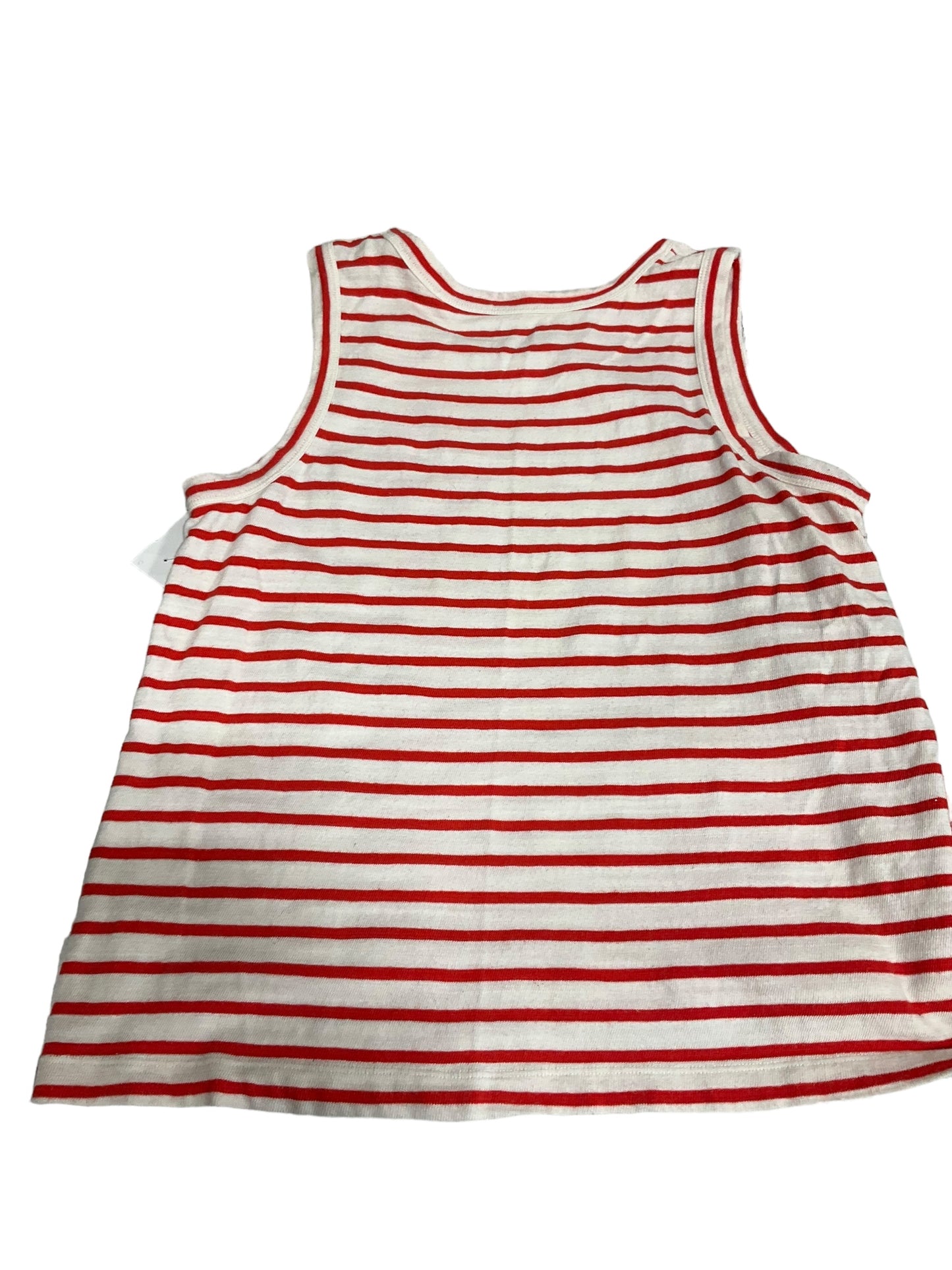 Striped Pattern Top Sleeveless Basic Loft, Size Xl