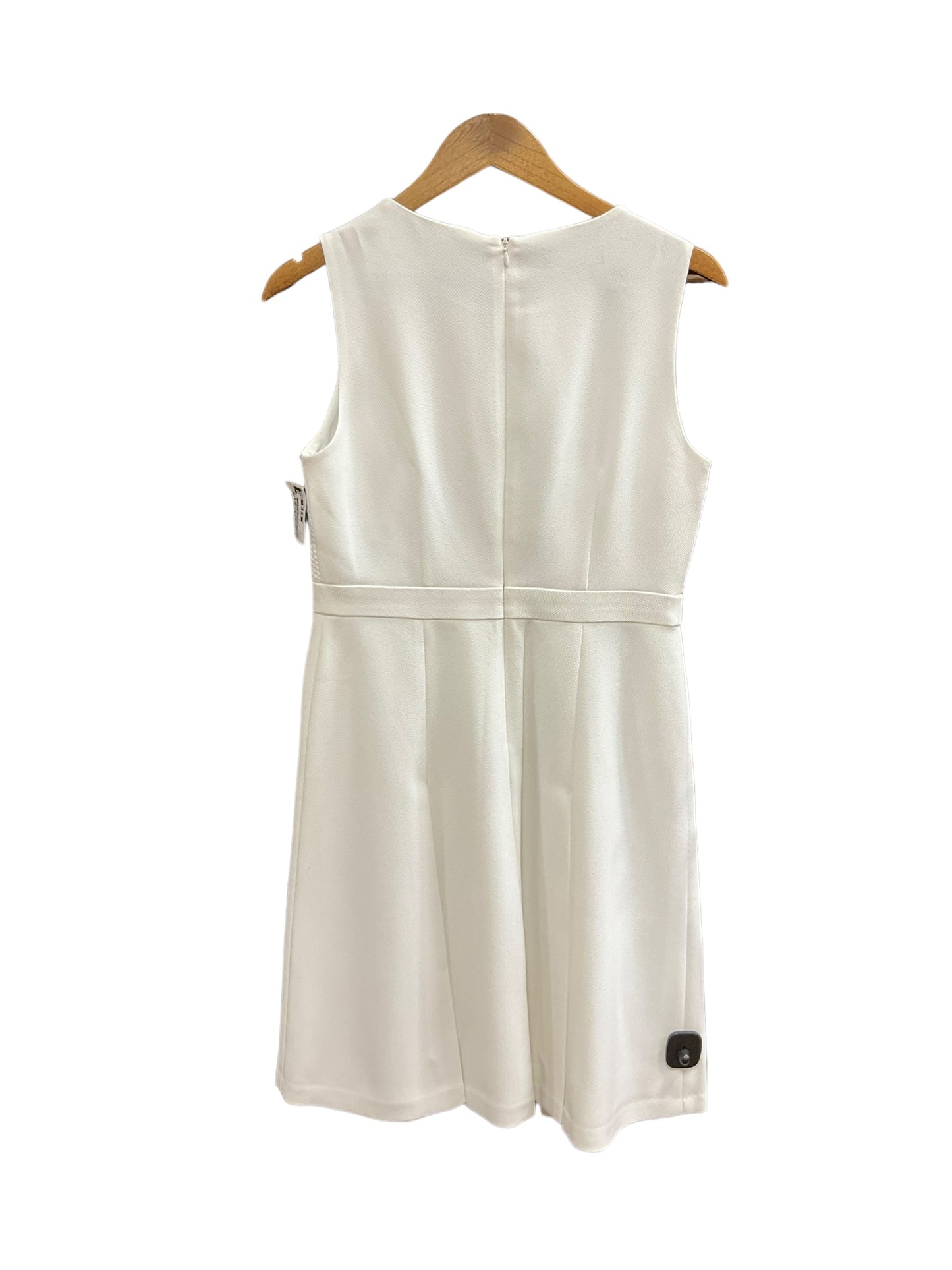 Cream Dress Casual Midi Nicole Miller, Size 10