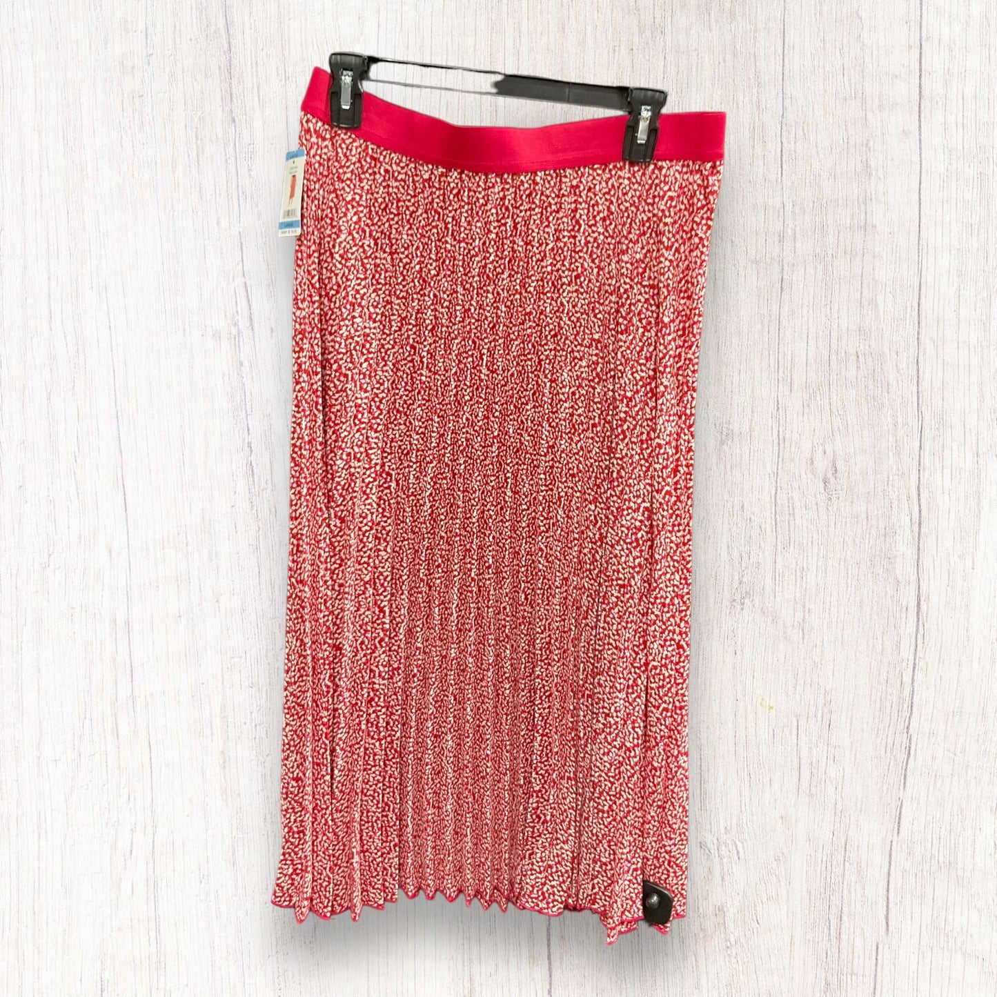 Red & White Skirt Midi Vince Camuto, Size Xxl