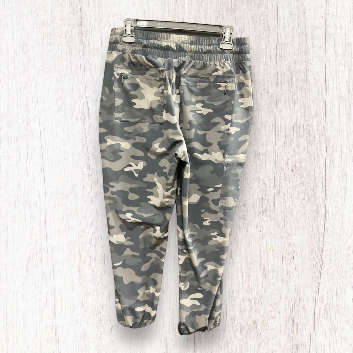 Camouflage Print Pants Joggers Chicos, Size S