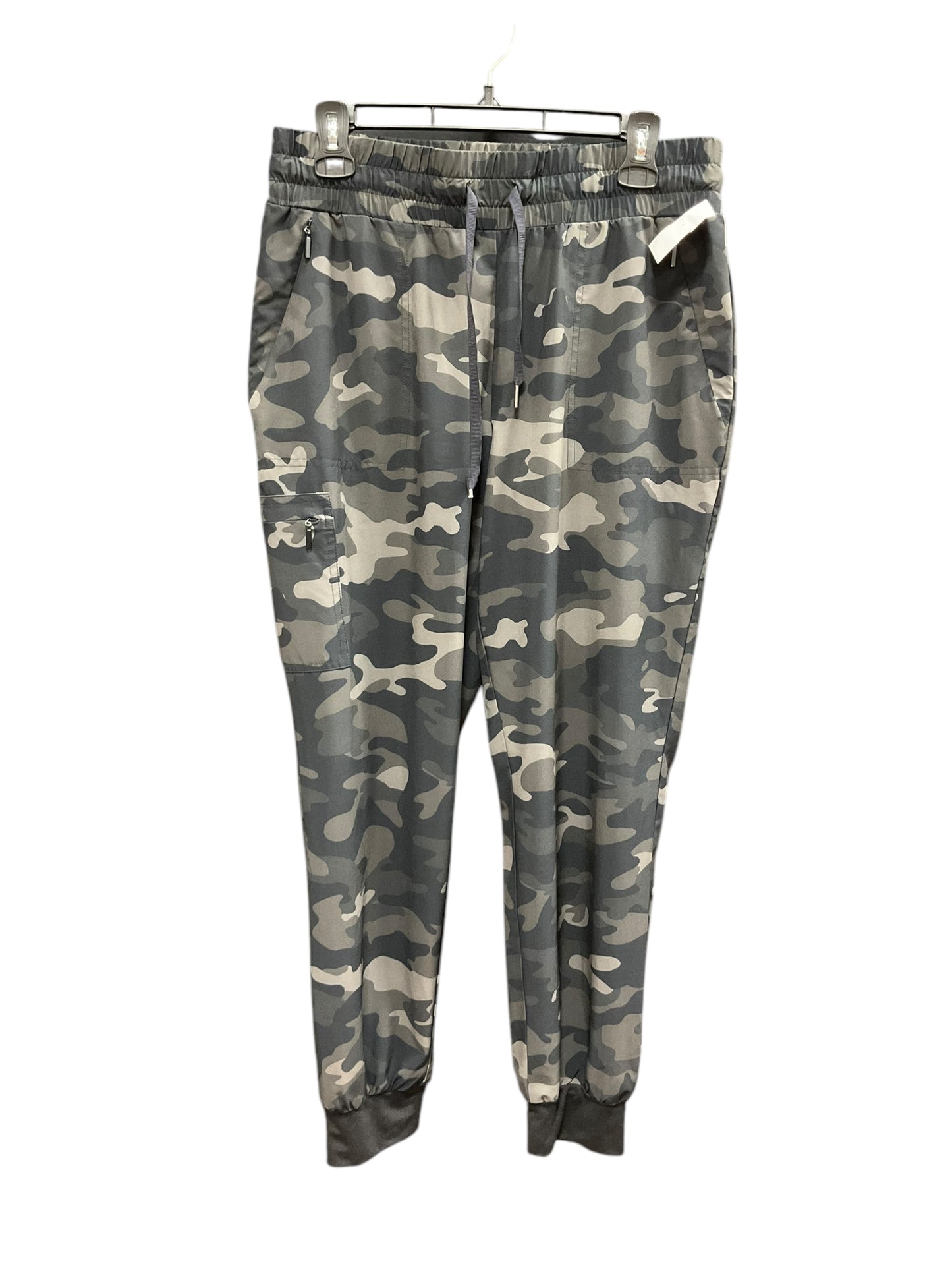 Pants Joggers By Chicos In Camouflage Print, Size: S