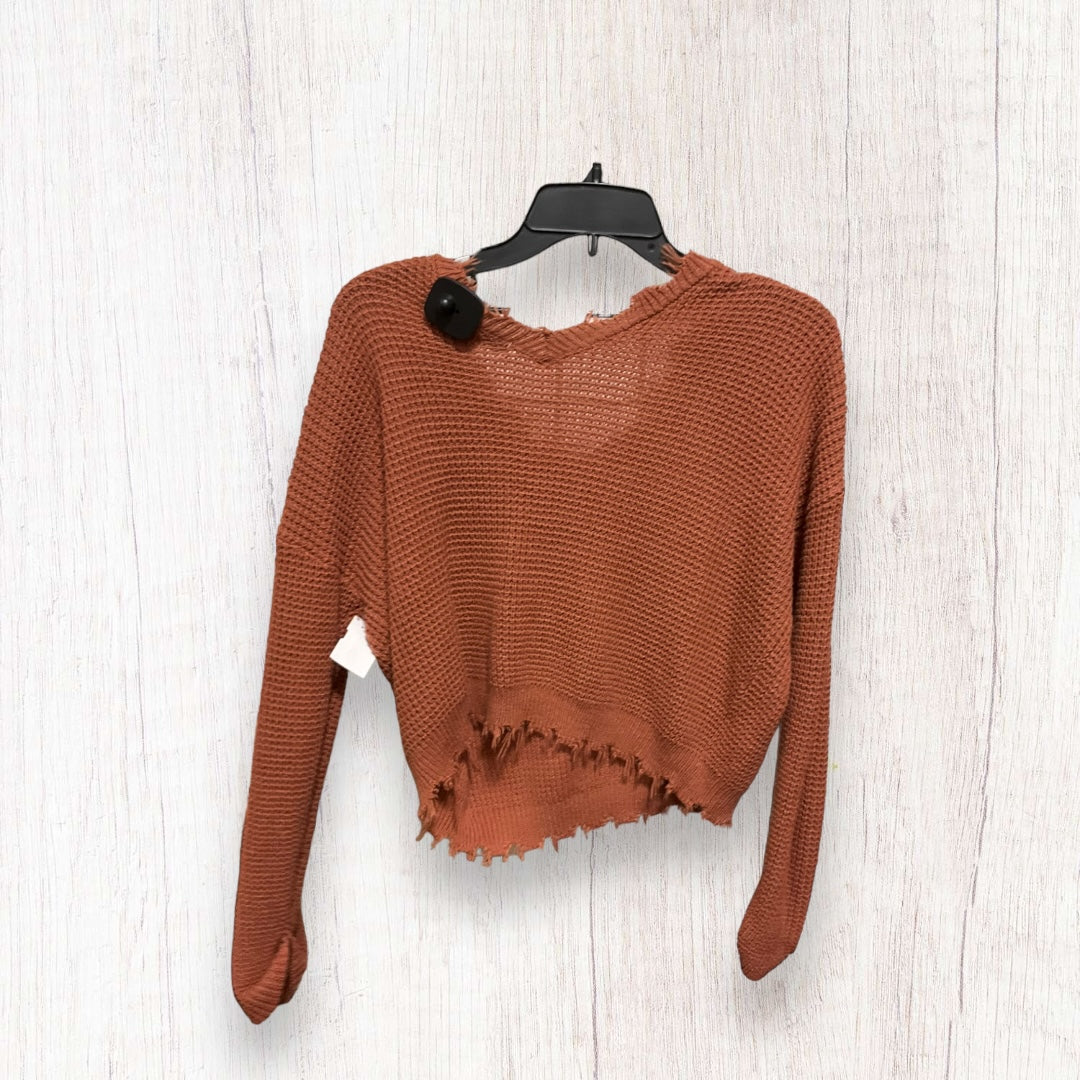 Sweater By Clothes Mentor In Orange, Size: M