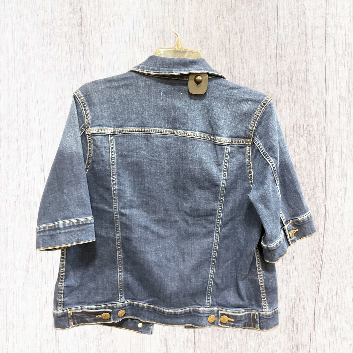 Jacket Denim By St Johns Bay In Blue Denim, Size: L