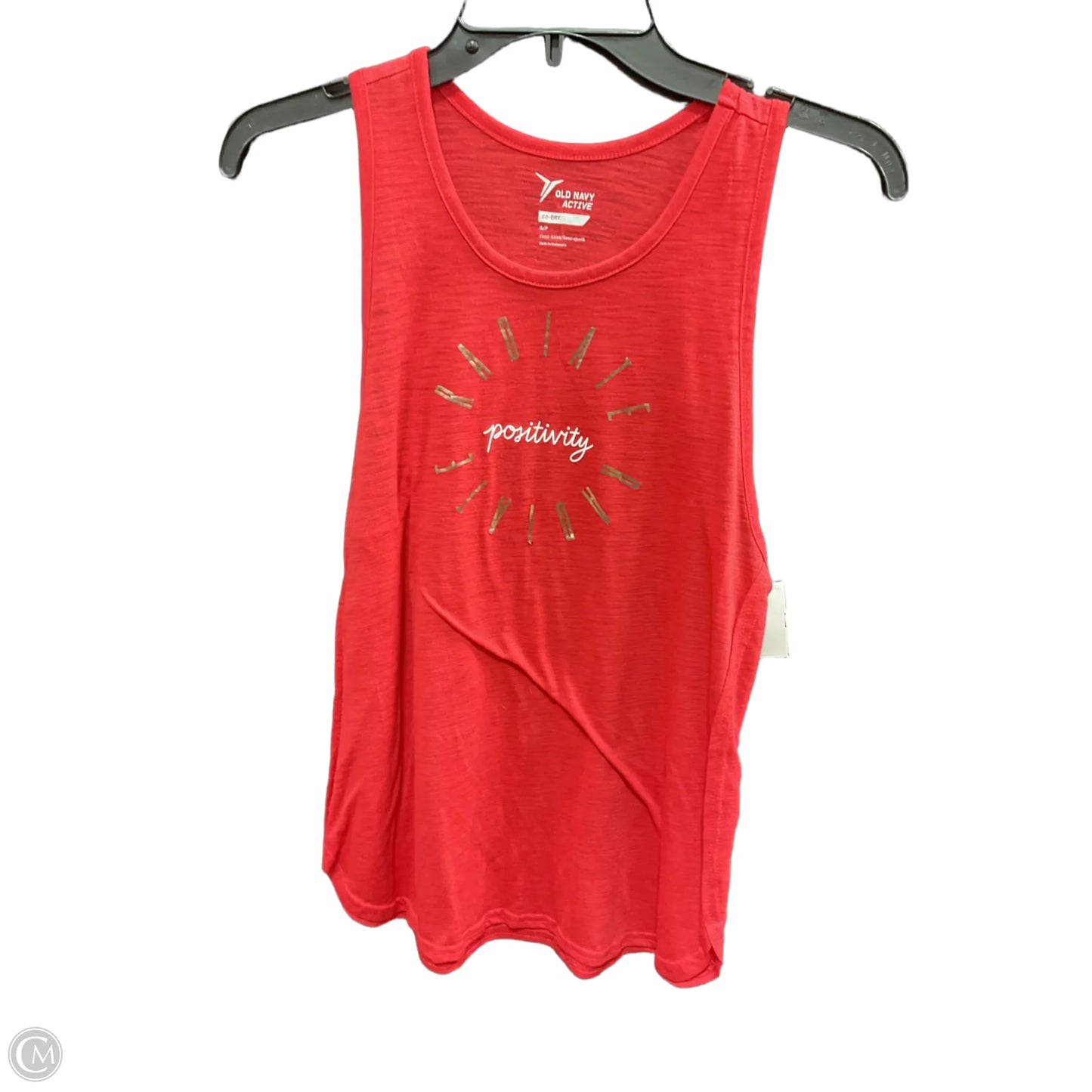 Athletic Tank Top By Old Navy In Red, Size: S