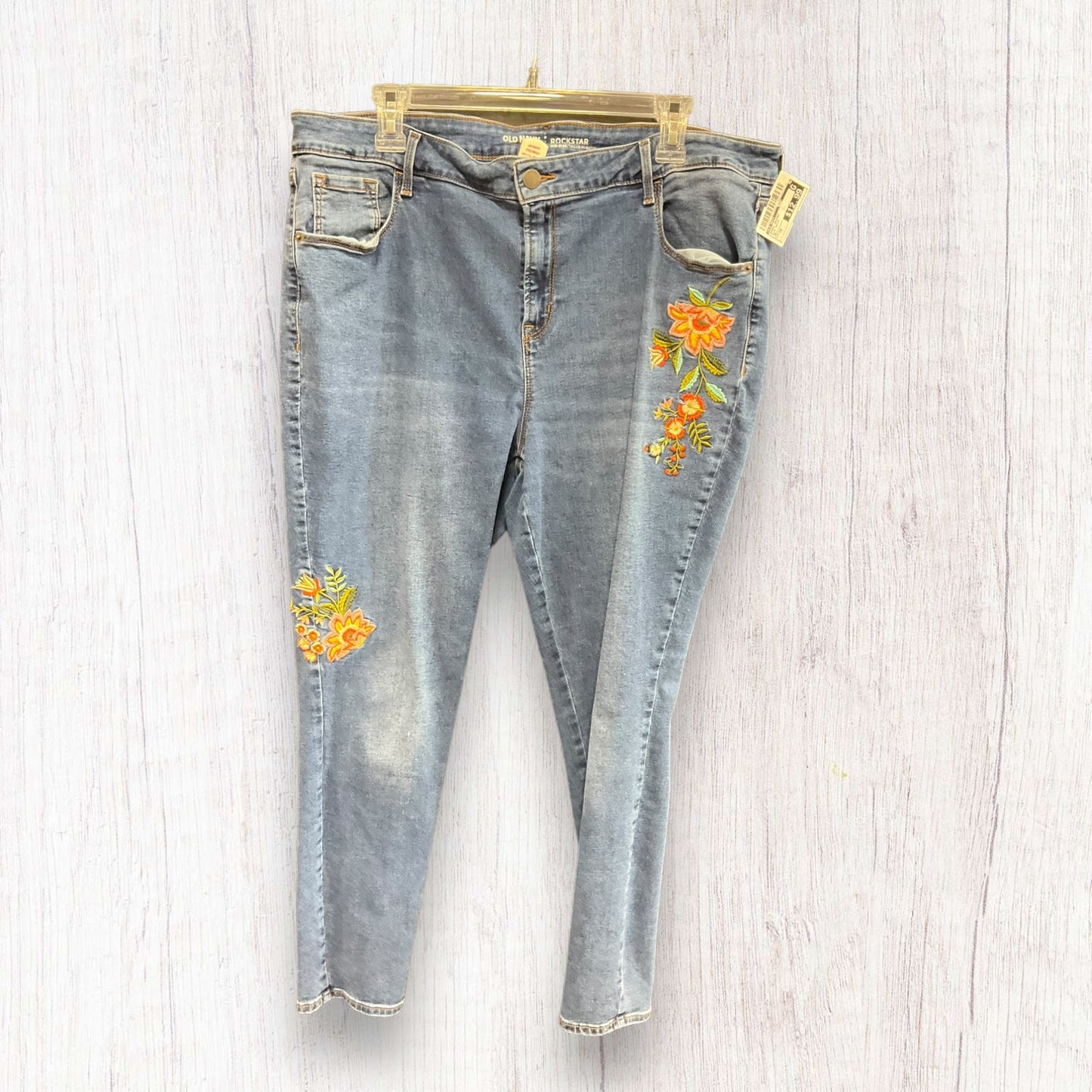 Blue Denim Jeans Skinny Old Navy, Size 18