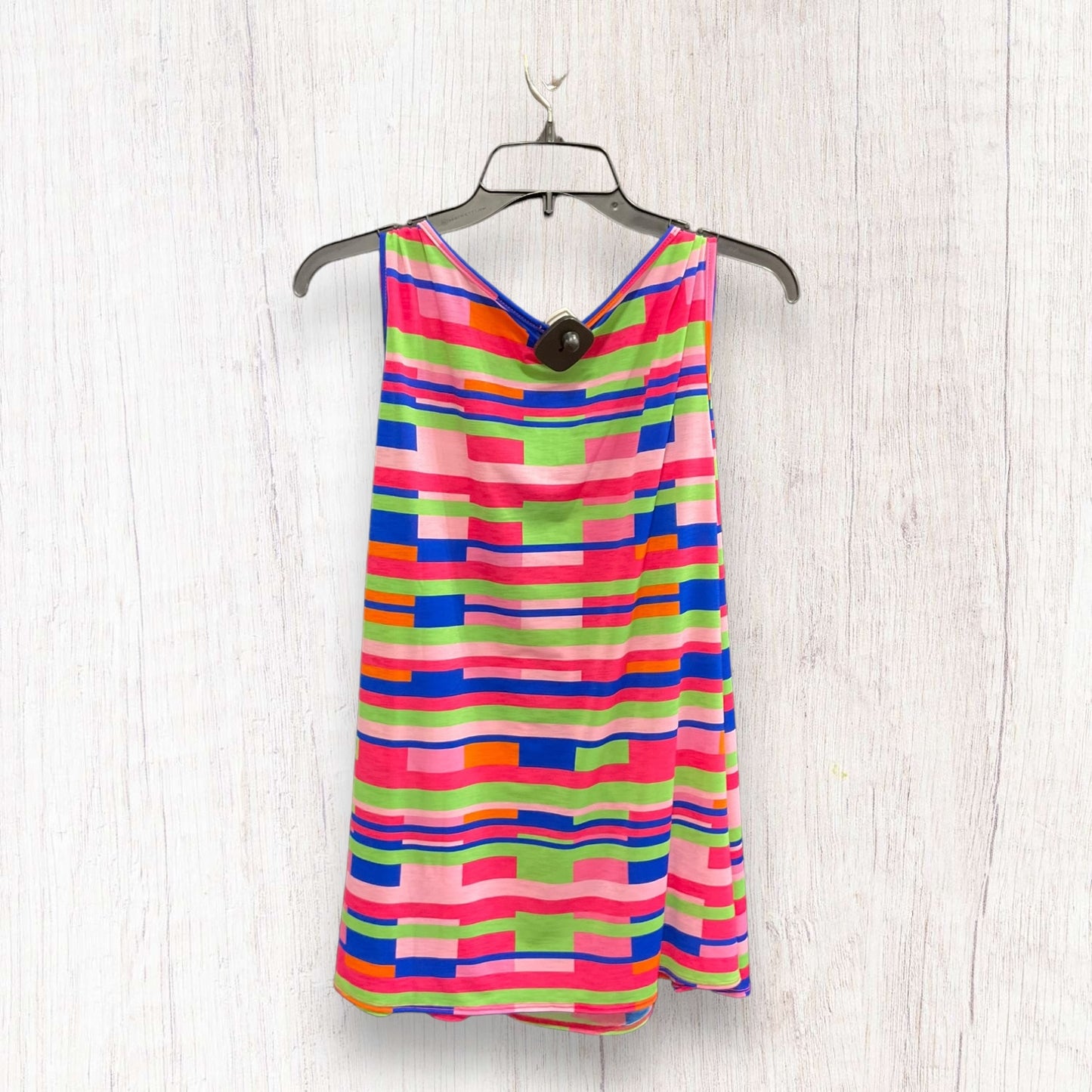 Striped Pattern Top Sleeveless Sew In Love, Size Xl