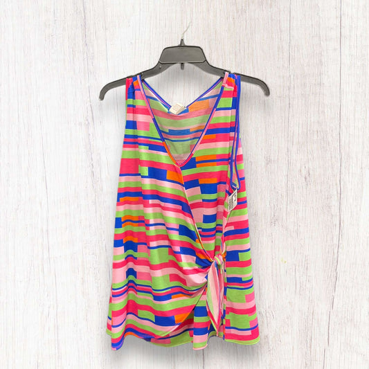 Striped Pattern Top Sleeveless Sew In Love, Size Xl