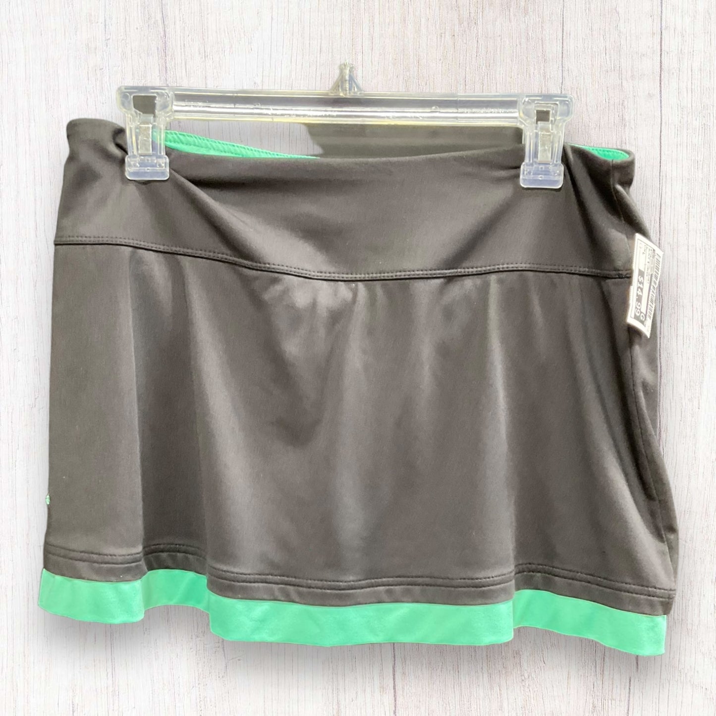 Black & Green Athletic Skort Bolle, Size L