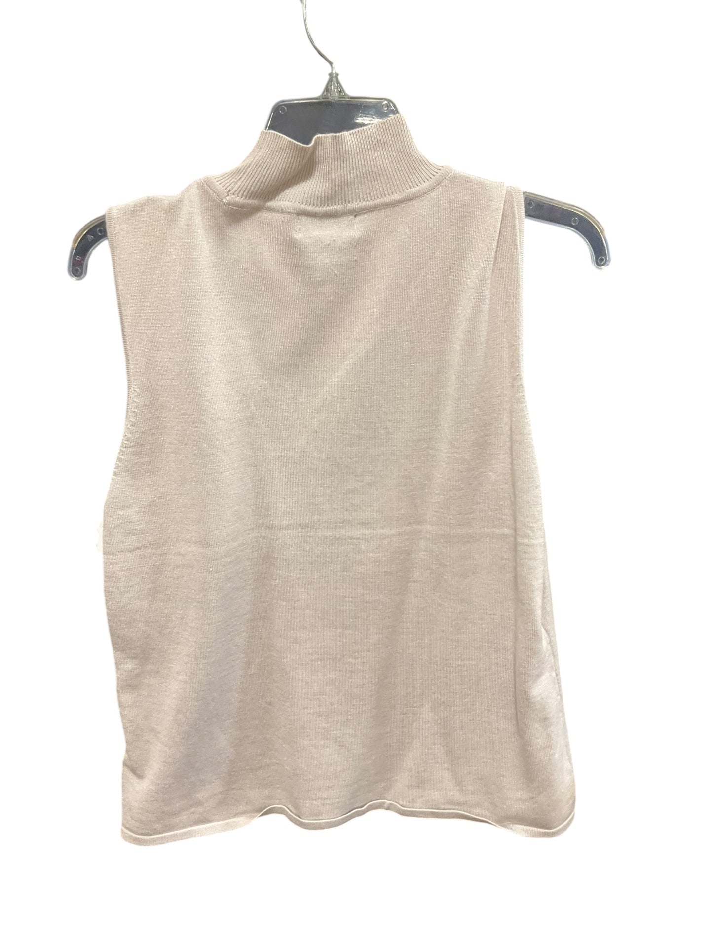 Top Sleeveless By Carmen Marc Valvo In Taupe, Size: Xl