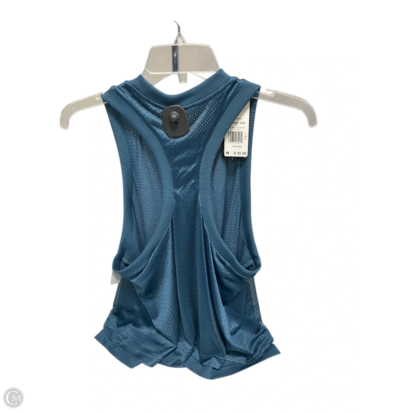 Athletic Tank Top By Adidas In Teal, Size: M