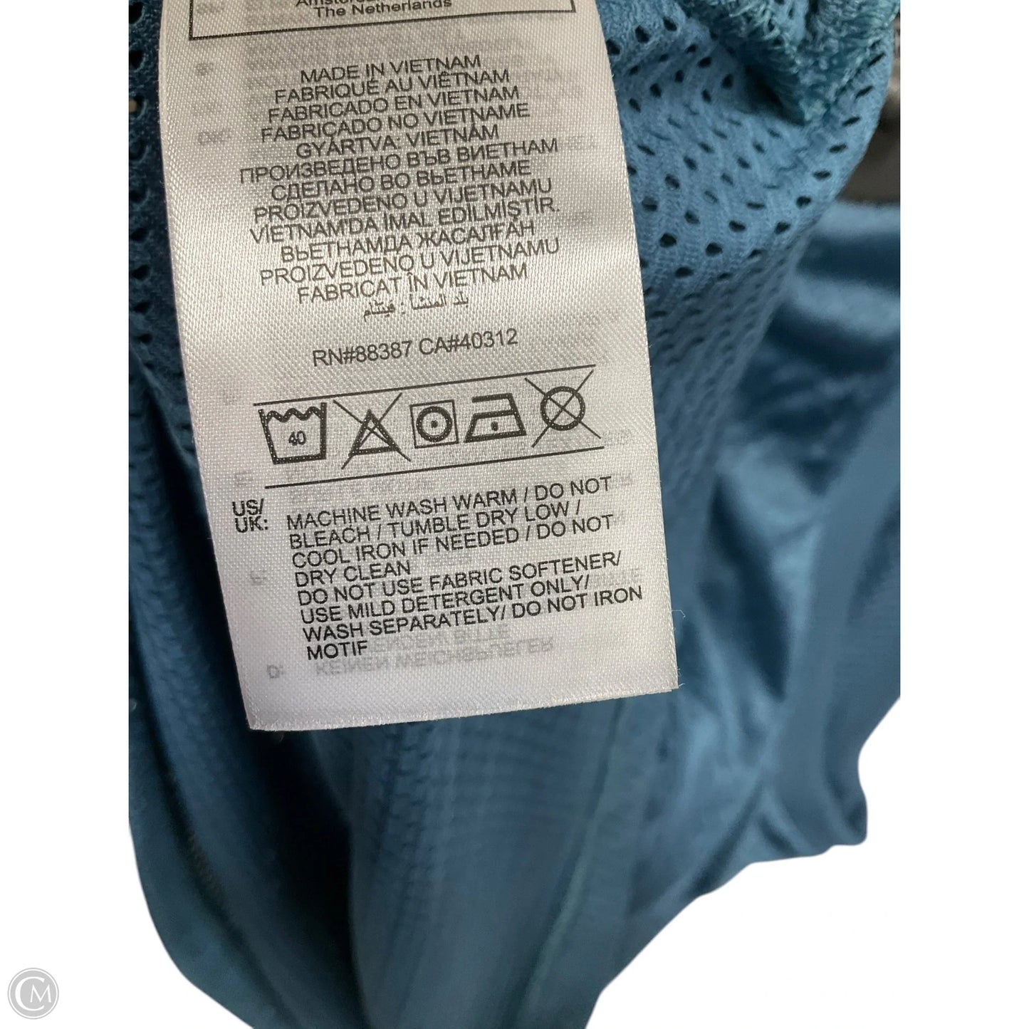 Athletic Tank Top By Adidas In Teal, Size: M
