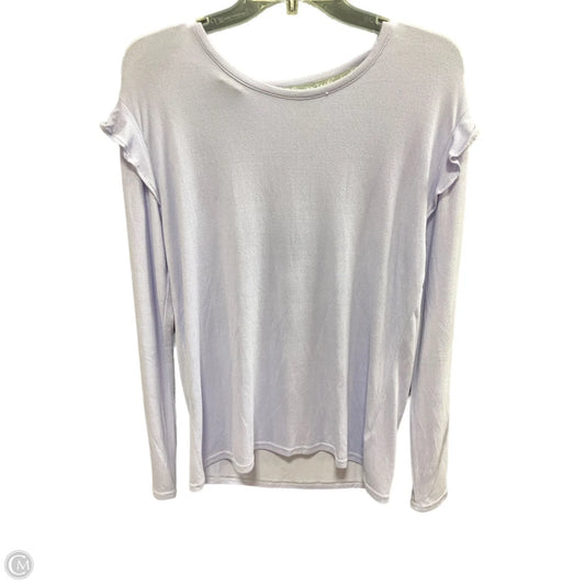 Top Long Sleeve Basic By Muk Luks In Purple, Size: S