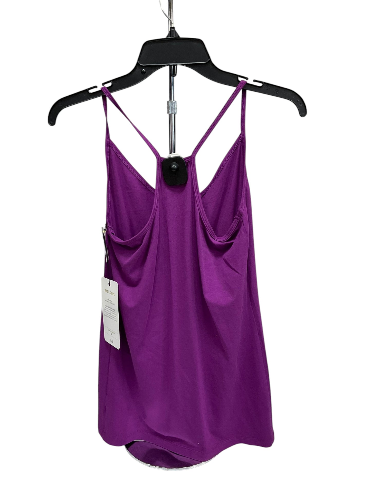 Top Sleeveless Basic By Cabi In Purple, Size: M