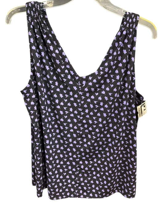 Top Sleeveless By Cabi In Floral Print, Size: M