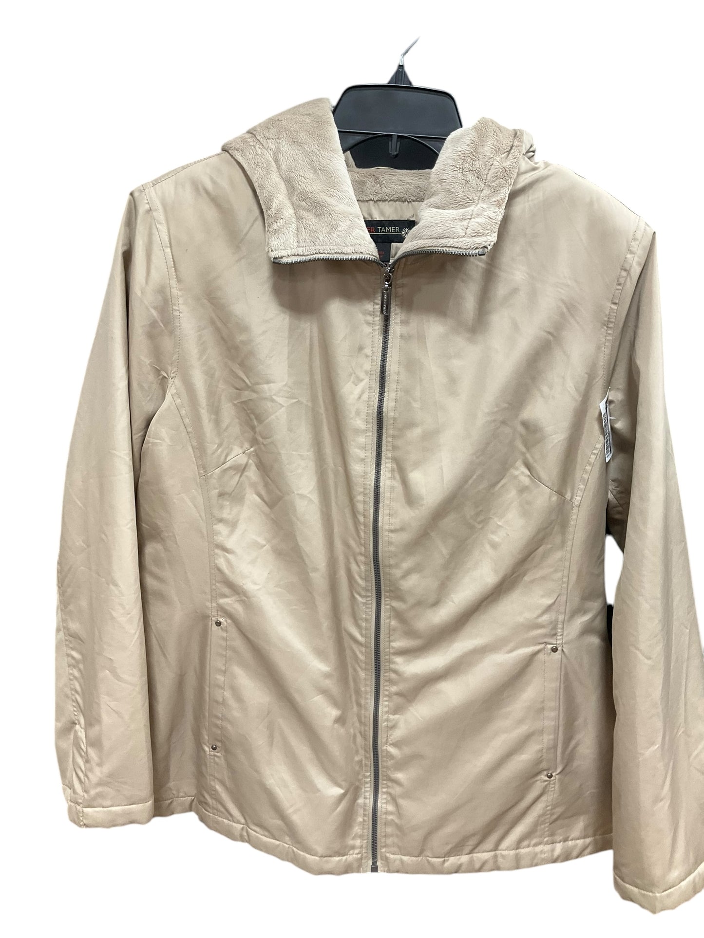 Jacket Other By Clothes Mentor In Taupe, Size: L