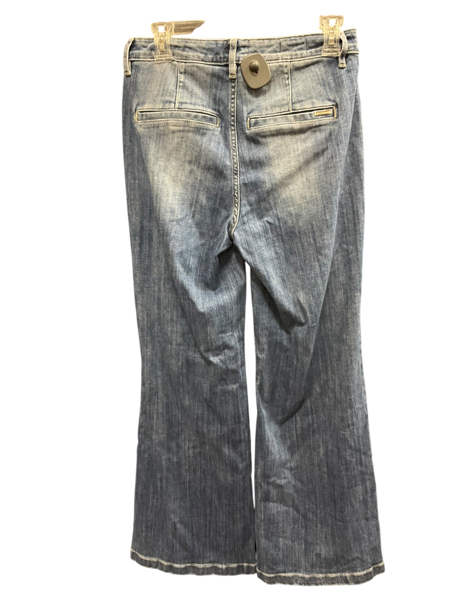 Jeans Wide Leg By White House Black Market In Blue Denim, Size: 6