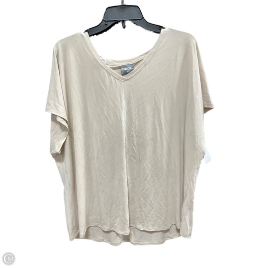 Athletic Top Short Sleeve By 32 Degrees In Cream, Size: Xxl