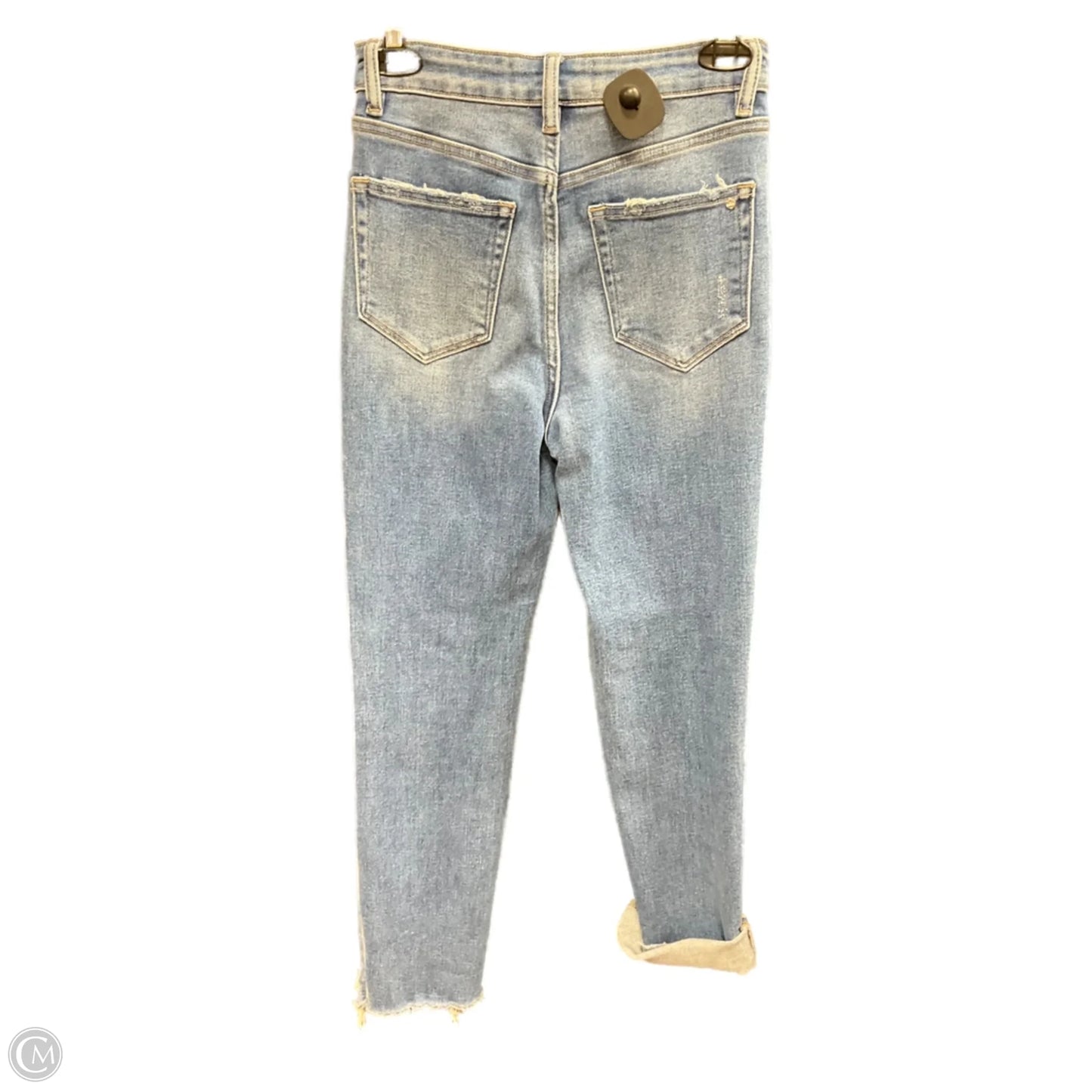 Jeans Straight By Clothes Mentor In Blue Denim, Size: Xs
