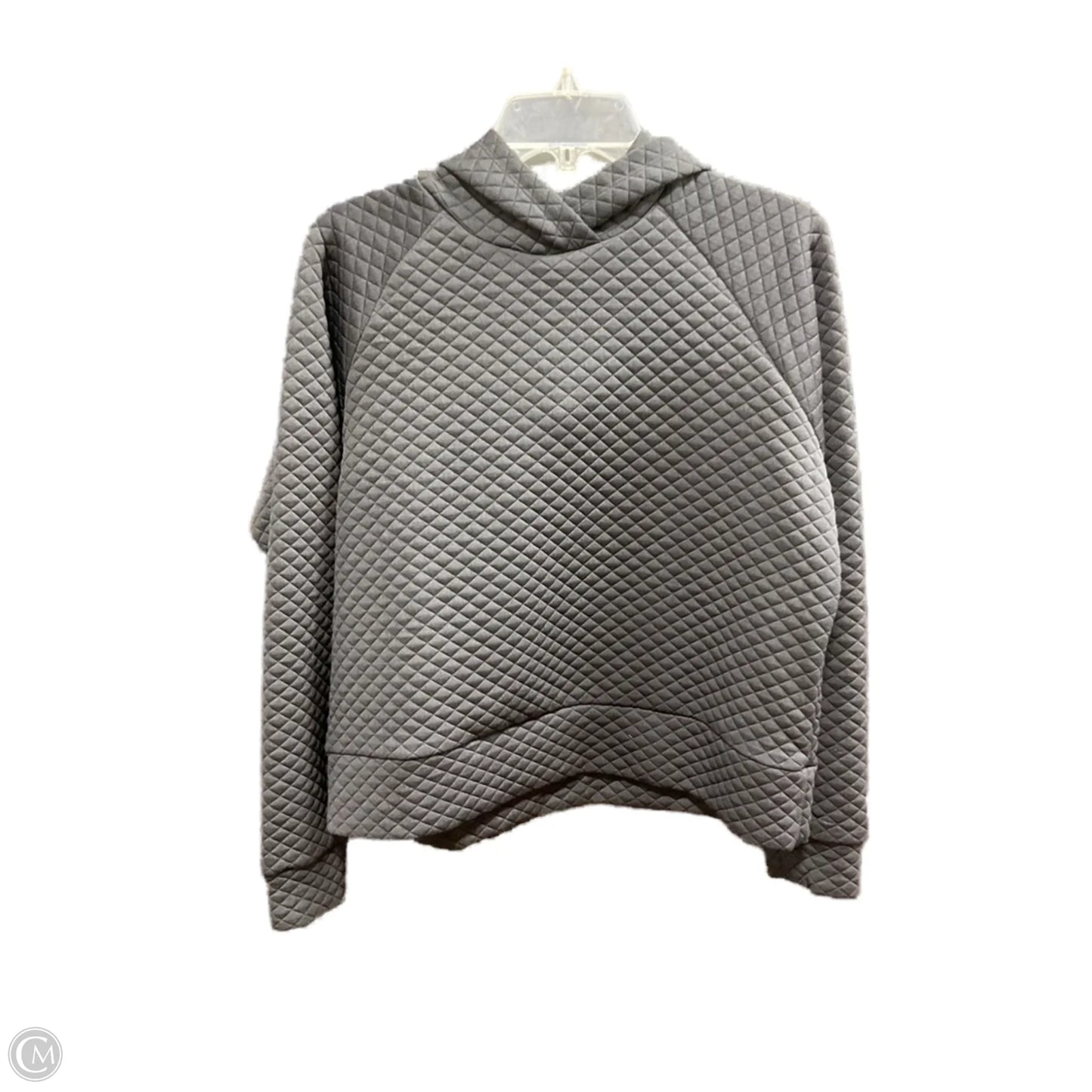 Athletic Sweatshirt Hoodie By New Balance In Black, Size: M