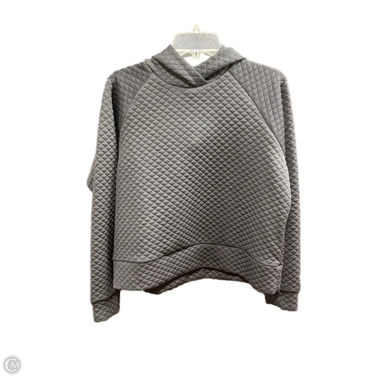 Athletic Sweatshirt Hoodie By New Balance In Black, Size: M
