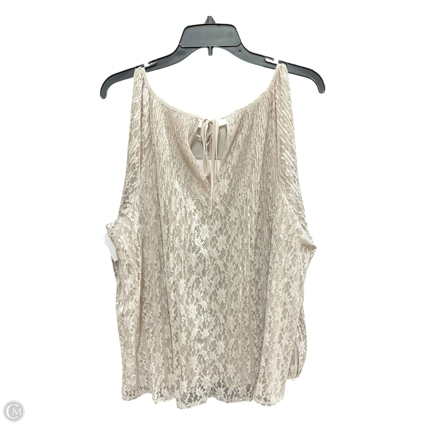 Top Long Sleeve By Lc Lauren Conrad In Taupe, Size: Xl