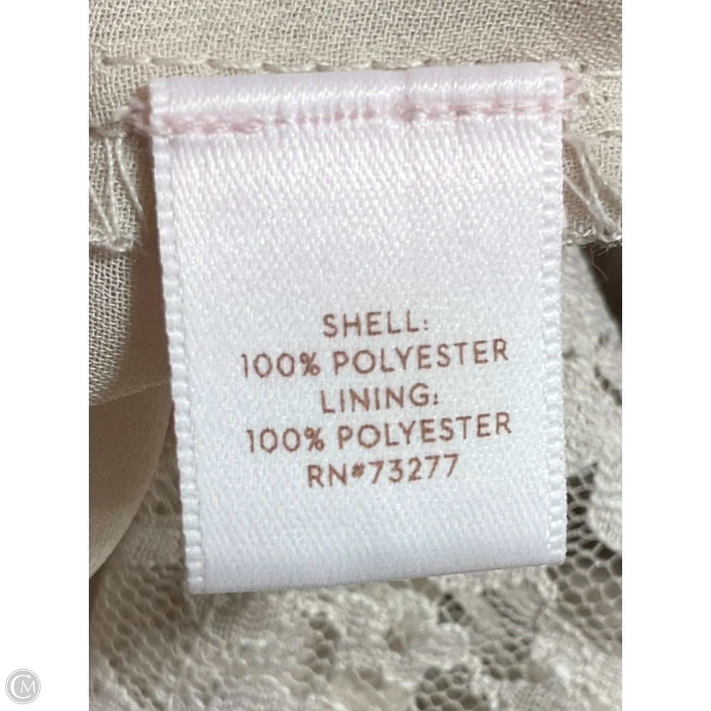 Top Long Sleeve By Lc Lauren Conrad In Taupe, Size: Xl