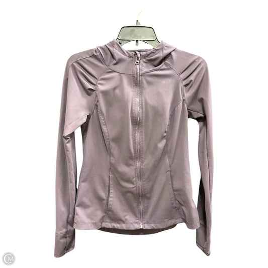 Athletic Jacket By Yogalicious In Purple, Size: S