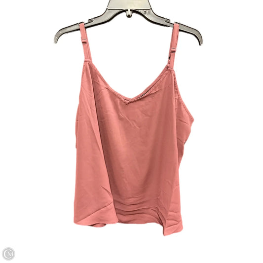 Top Sleeveless By Torrid In Red, Size: 1x