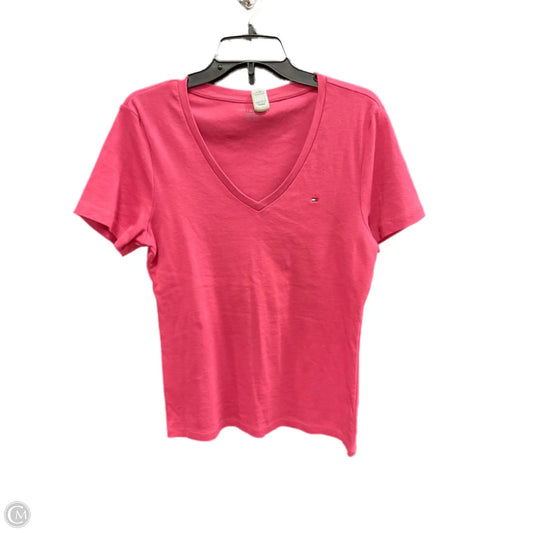 Top Short Sleeve Basic By Tommy Hilfiger In Red, Size: Xl