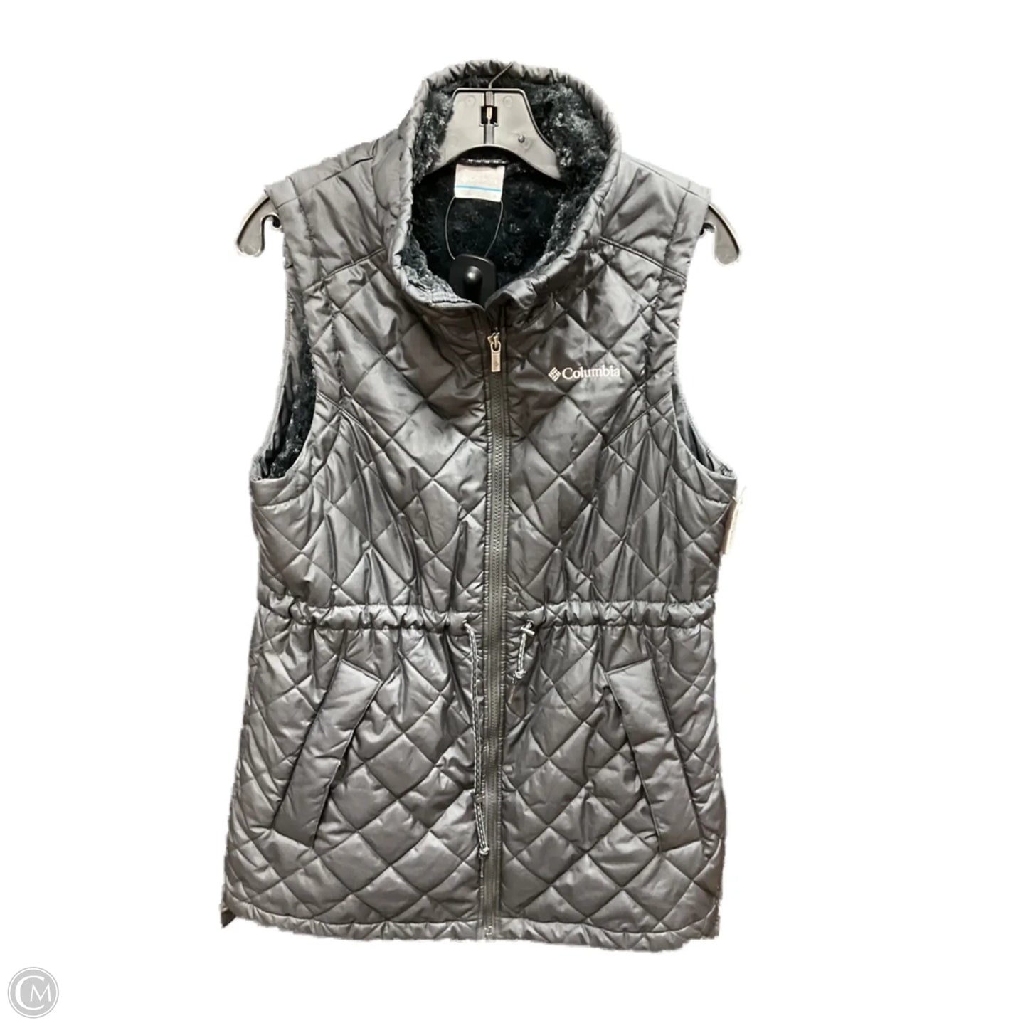 Vest Faux Fur & Sherpa By Columbia In Black, Size: M
