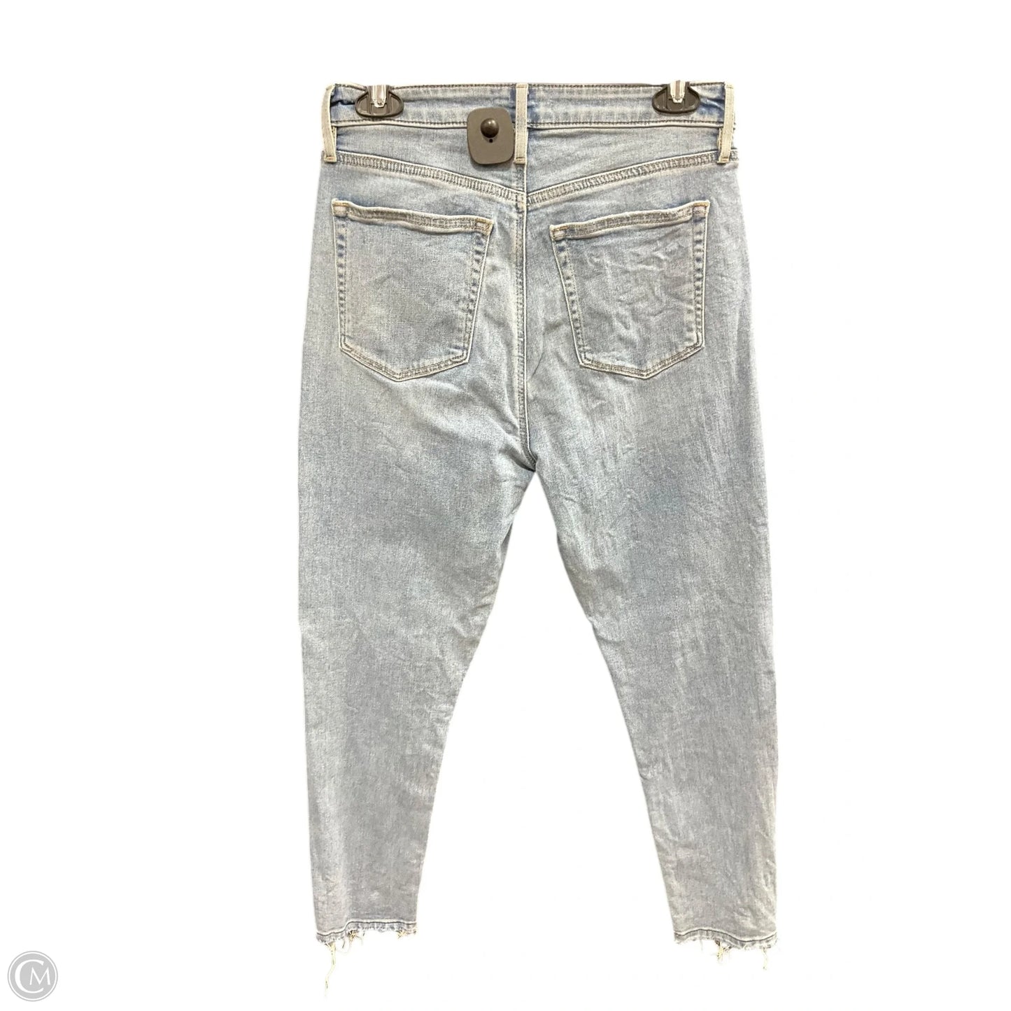 Jeans Skinny By Loft In Blue Denim, Size: 4