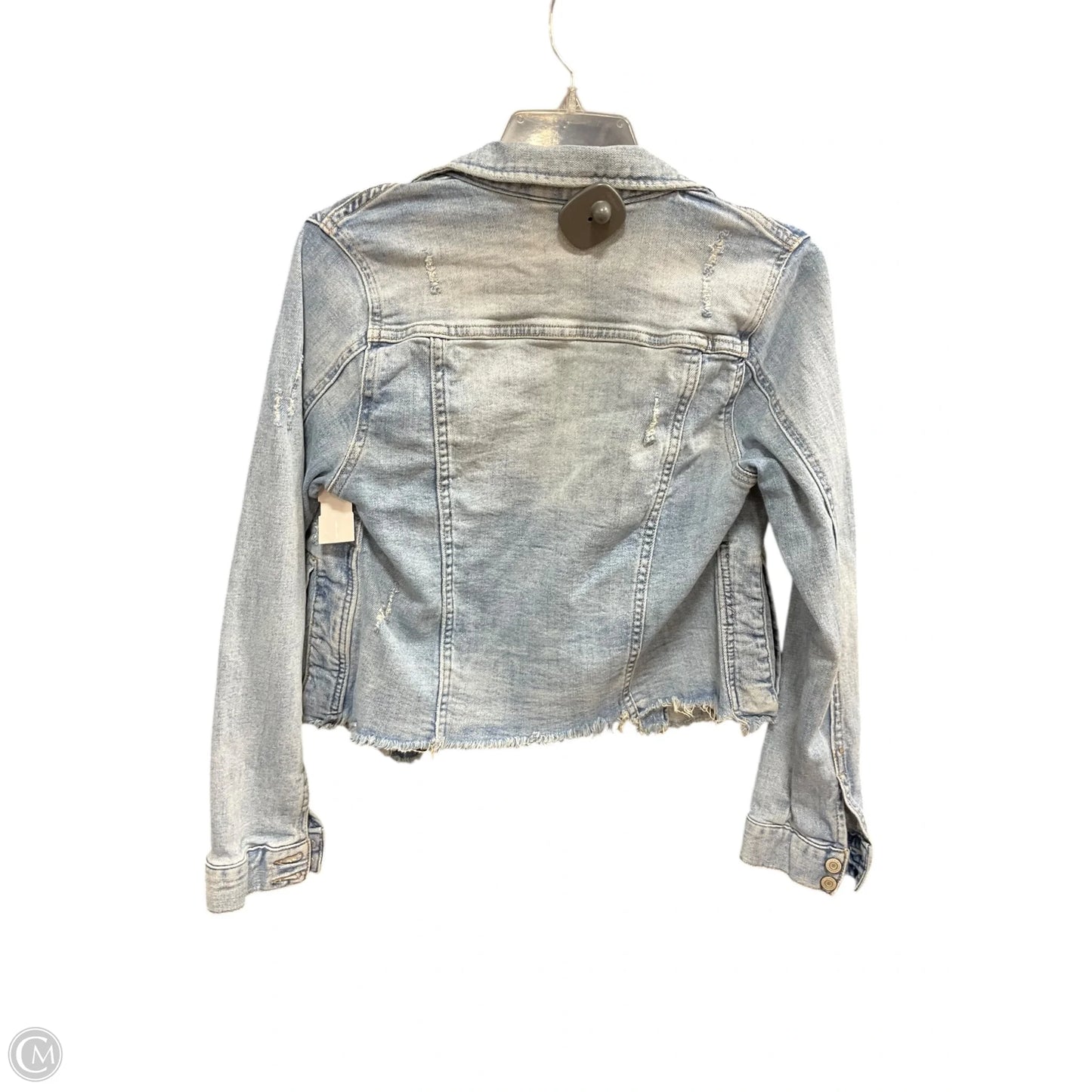 Jacket Denim By Eunina In Blue Denim, Size: S