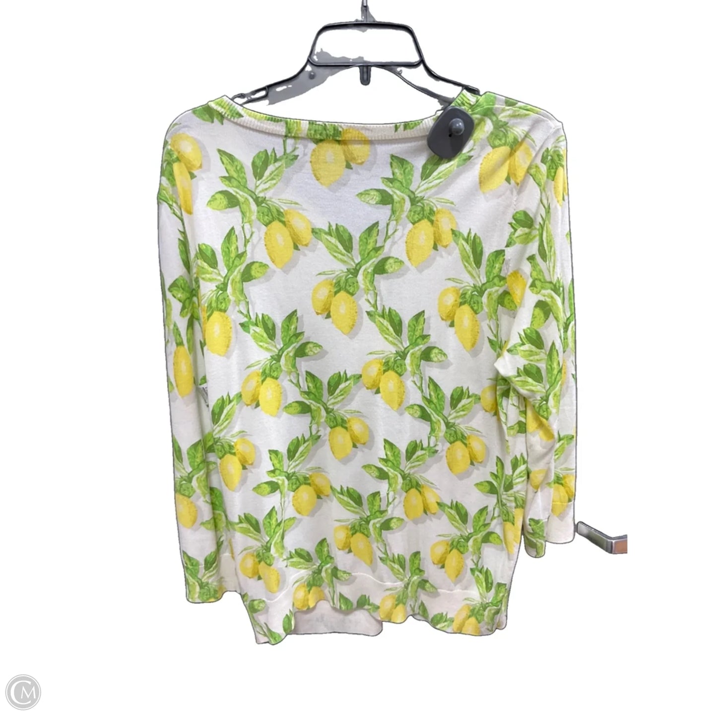Sweater Cardigan By Talbots In Multi-colored, Size: Xl