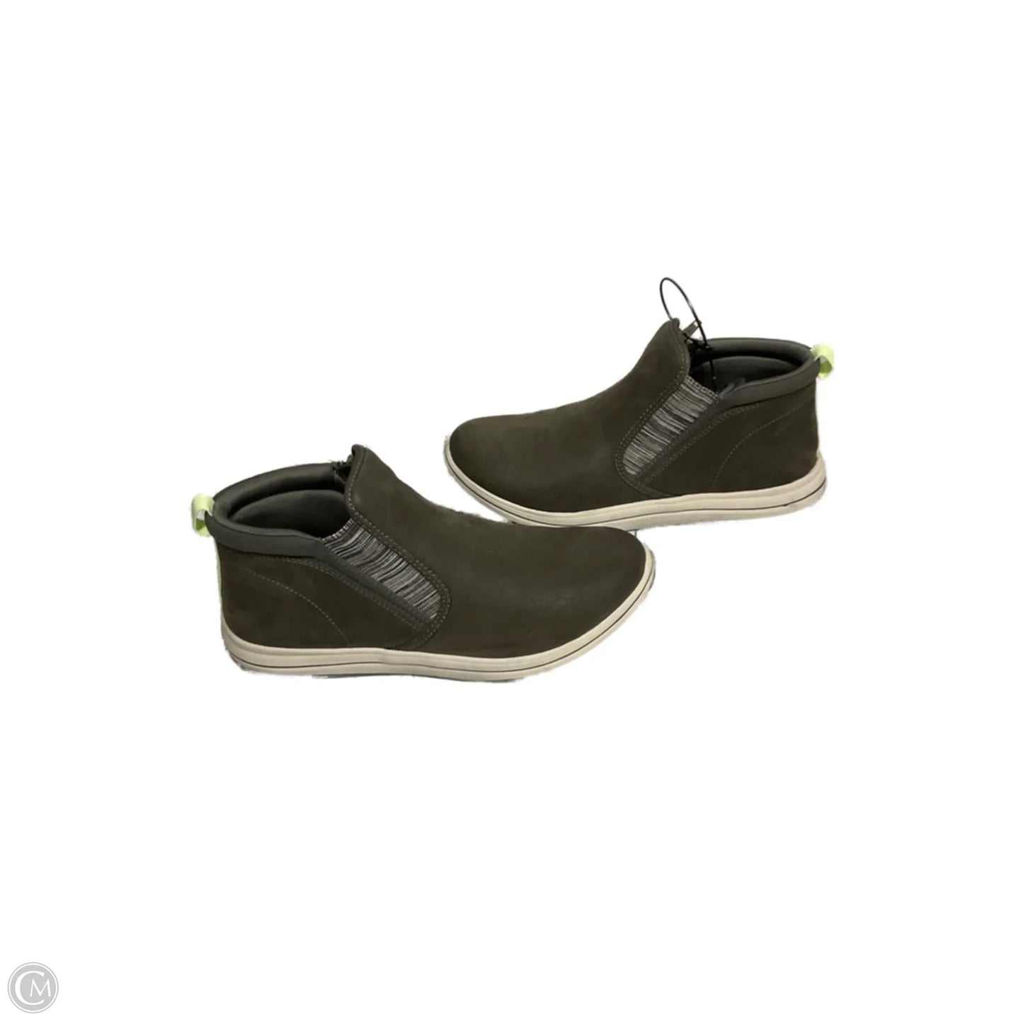 Shoes Flats By Clarks In Green, Size: 8