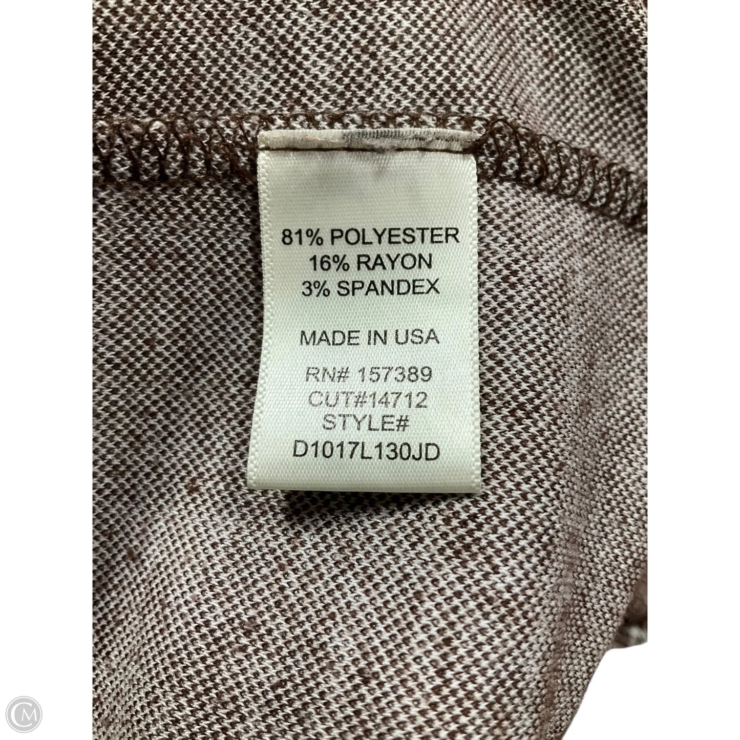 Blazer By Altard State In Brown & White, Size: S