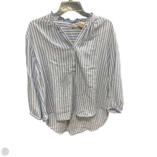 Top 3/4 Sleeve By Beachlunchlounge In Striped Pattern, Size: S