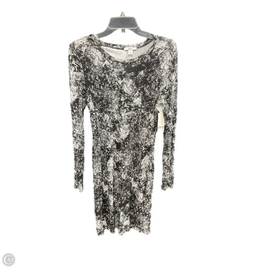 Dress Casual Midi By Bar Iii In Black & White, Size: M
