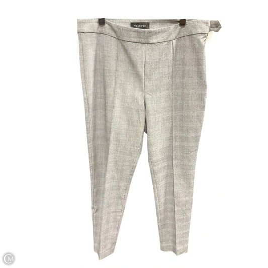 Pants Dress By Talbots In Grey, Size: 10p