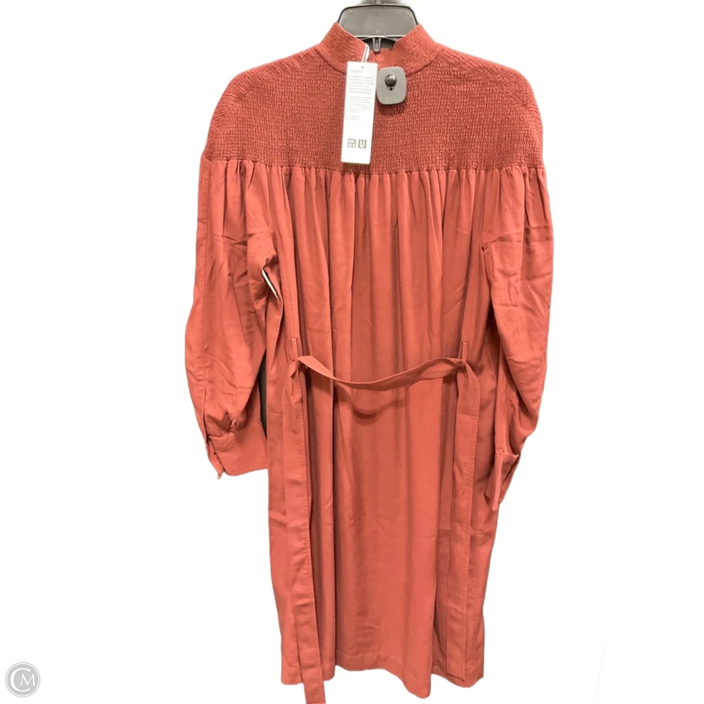 Dress Casual Midi By Uniqlo In Brown, Size: Xs